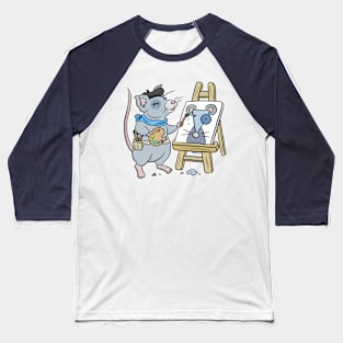 Artist painter mouse Baseball T-Shirt